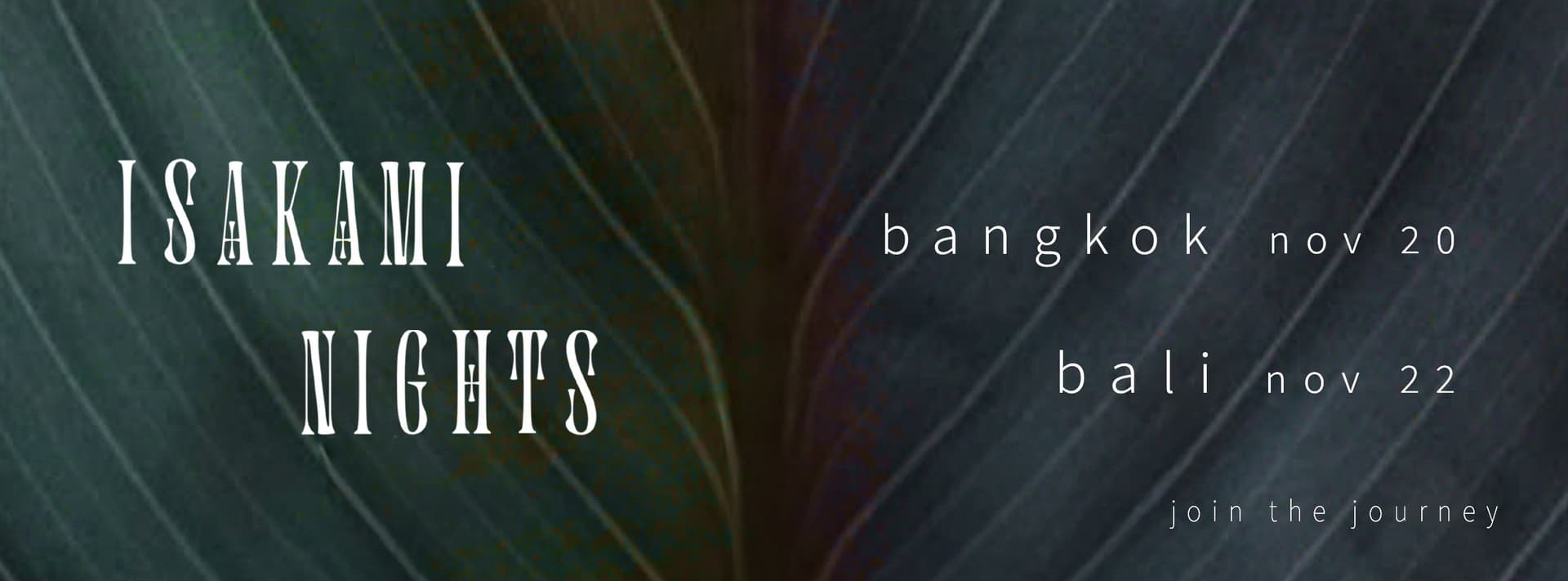 ISAKAMI Bangkok & Bali